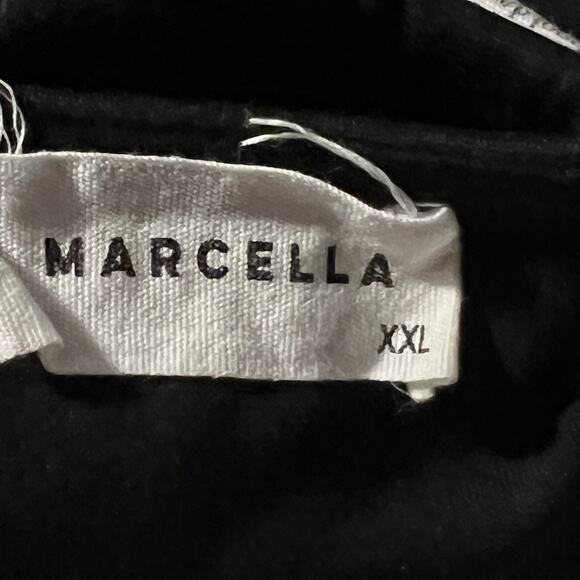 Marcella NYC Dress Women's Size XXL Black Clara Fit Flare Long Midi Sleeveless - Picture 13 of 13